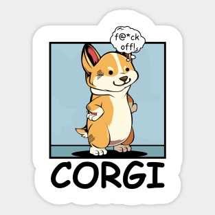 Corgi Sticker